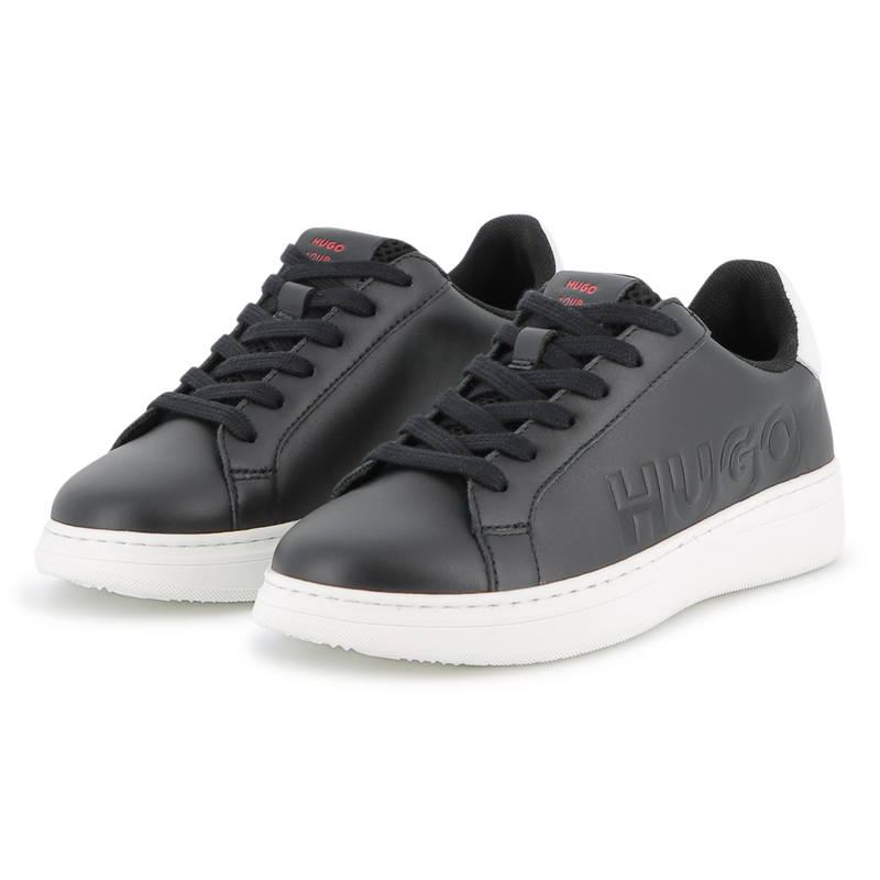 Cowhide leather sneakers HUGO 
                        BOY