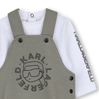 Dungaree and t-shirt set KARL LAGERFELD KIDS 
                    BOY