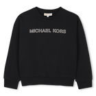 Cotton fleece sweatshirt MICHAEL KORS 
                    GIRL
