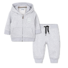 Cardigan and pants set, CHINE GREY, hi-res