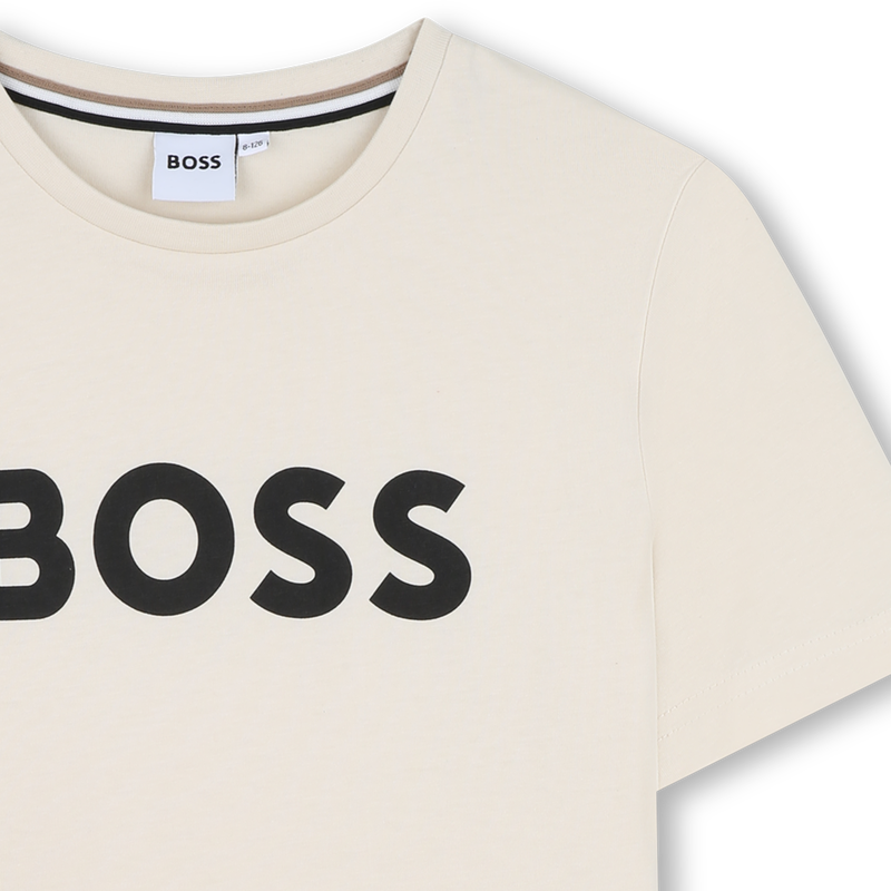 Short-Sleeved Cotton T-Shirt BOSS 
                        BOY