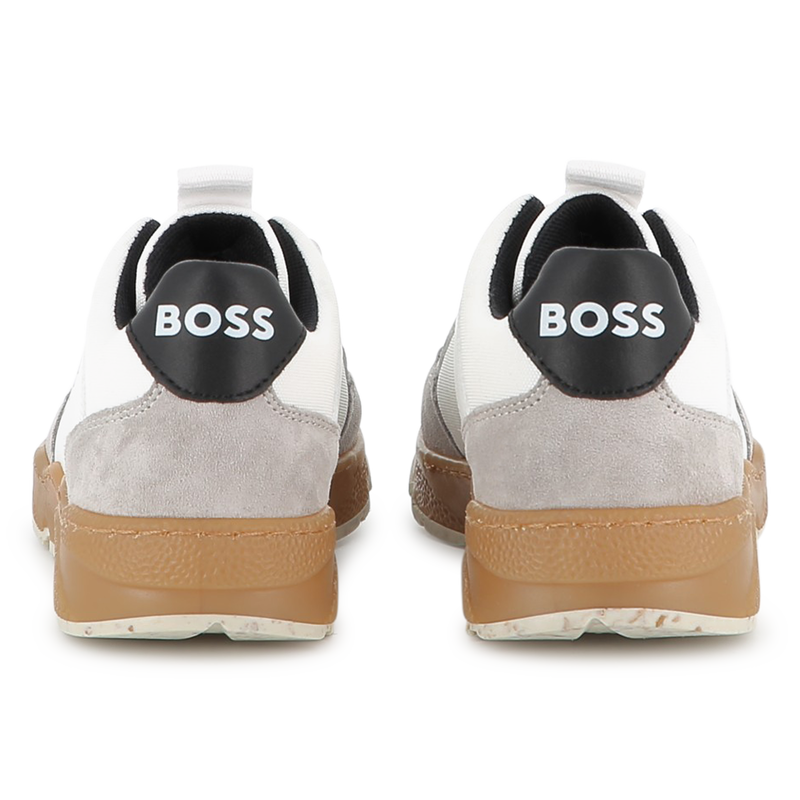 Faux and canvas sneakers BOSS 
                    BOY