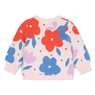 Flower Pattern Pullover CARREMENT BEAU GIRL