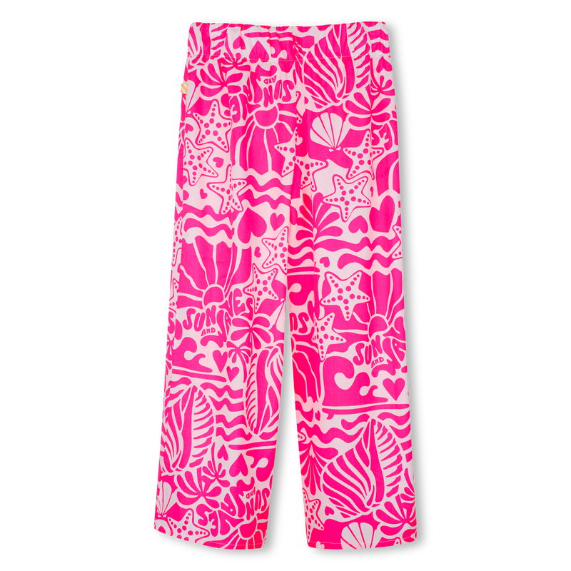 Wide patterned trousers BILLIEBLUSH 
                    GIRL