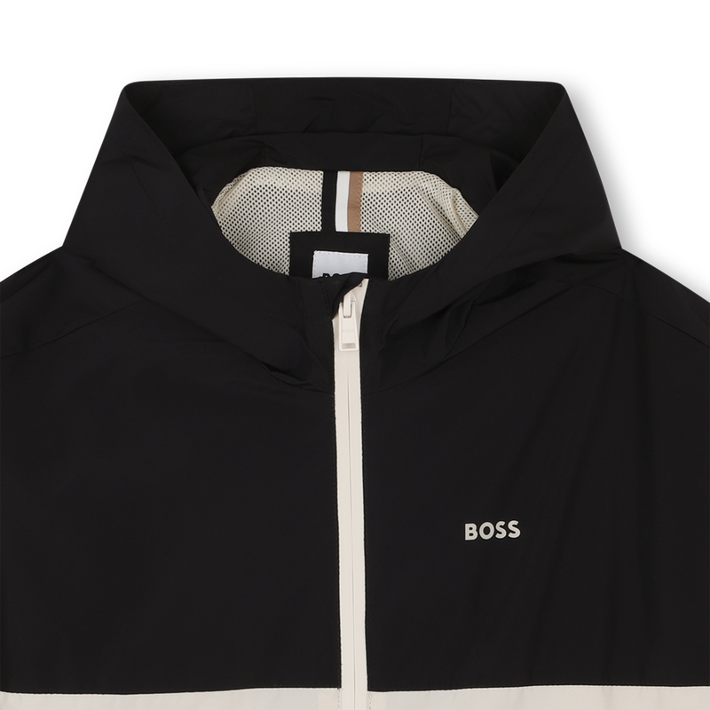 Two-tone hooded windbreaker BOSS 
                        BOY