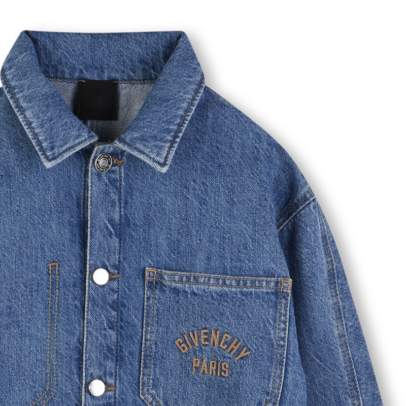 Denim Overshirt GIVENCHY 
                        BOY
