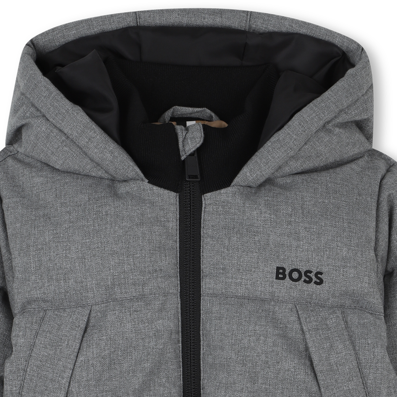 Hooded down jacket BOSS 
                    BOY