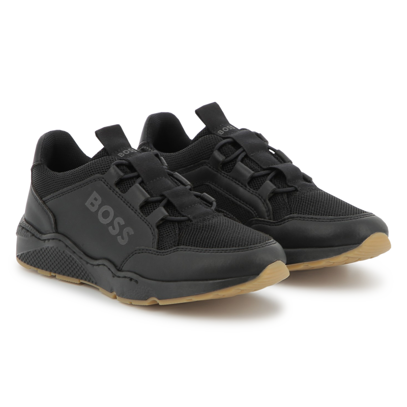 Lace-Up Elasticated Sneakers BOSS 
                        BOY