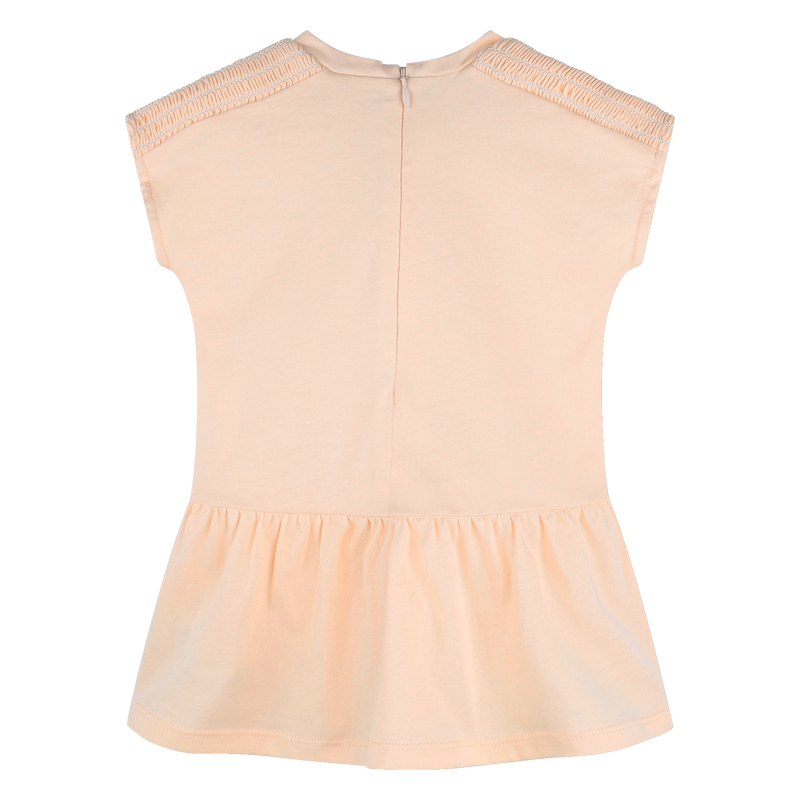CHLOE Flared smocked dress