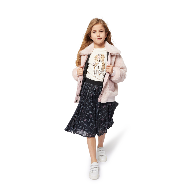 Pleated Printed Skirt SONIA RYKIEL 
                    GIRL
