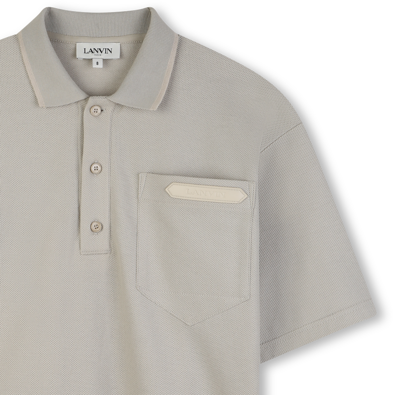 Embroidered Polo LANVIN 
                        BOY