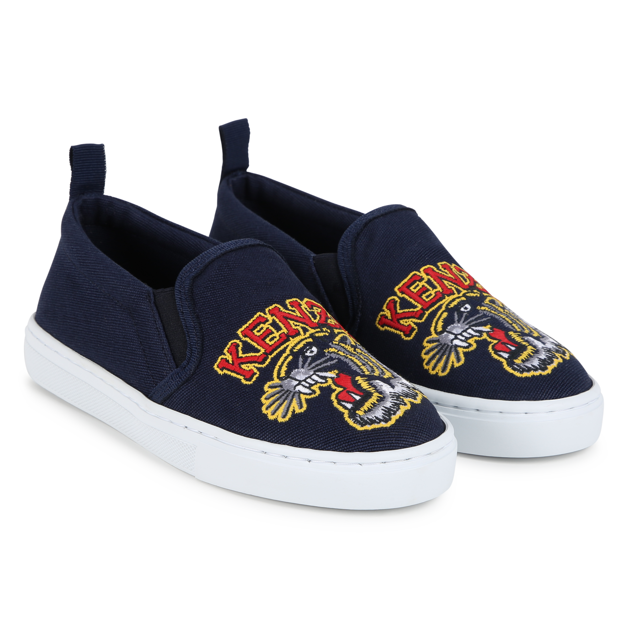 KENZOです。 KENZO KIDS Embroidered Tiger Slip-On Sneakers for UNISEX | Kids around