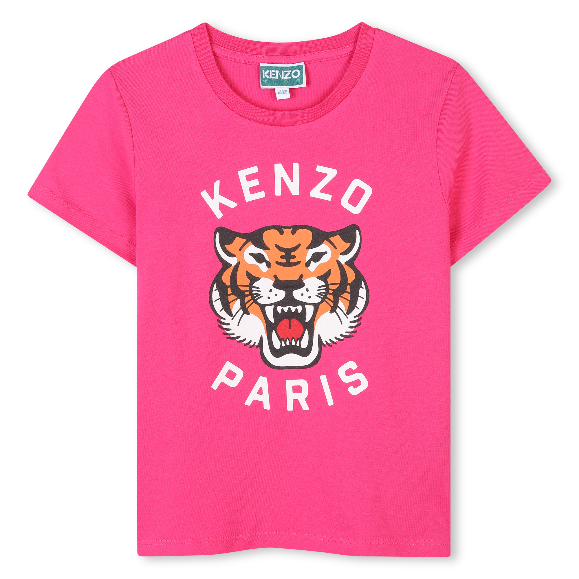 Kenzo Kids Tiger-print Cotton T-shirt | Blue | FARFETCH