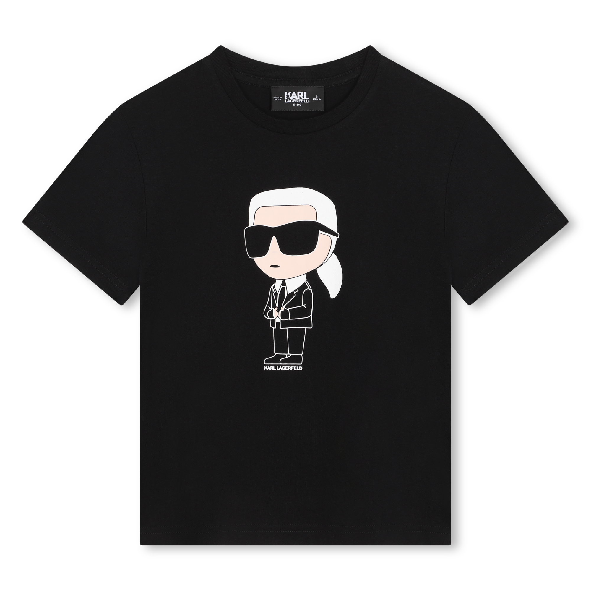 KARL LAGERFELD KIDS Short-Sleeved Cotton T-Shirt for BOY