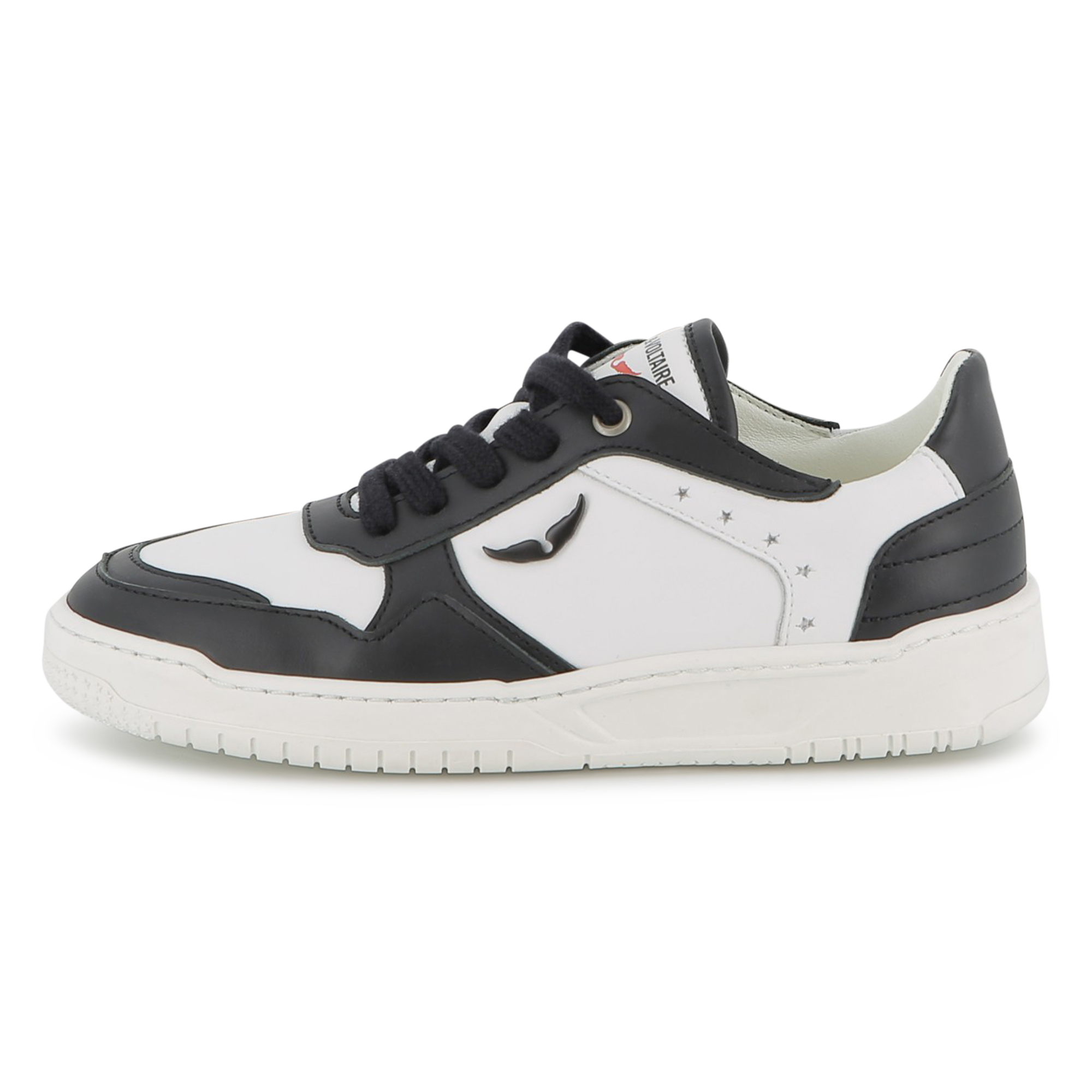 ZADIG & VOLTAIRE Cowhide leather lace-up sneakers for UNISEX