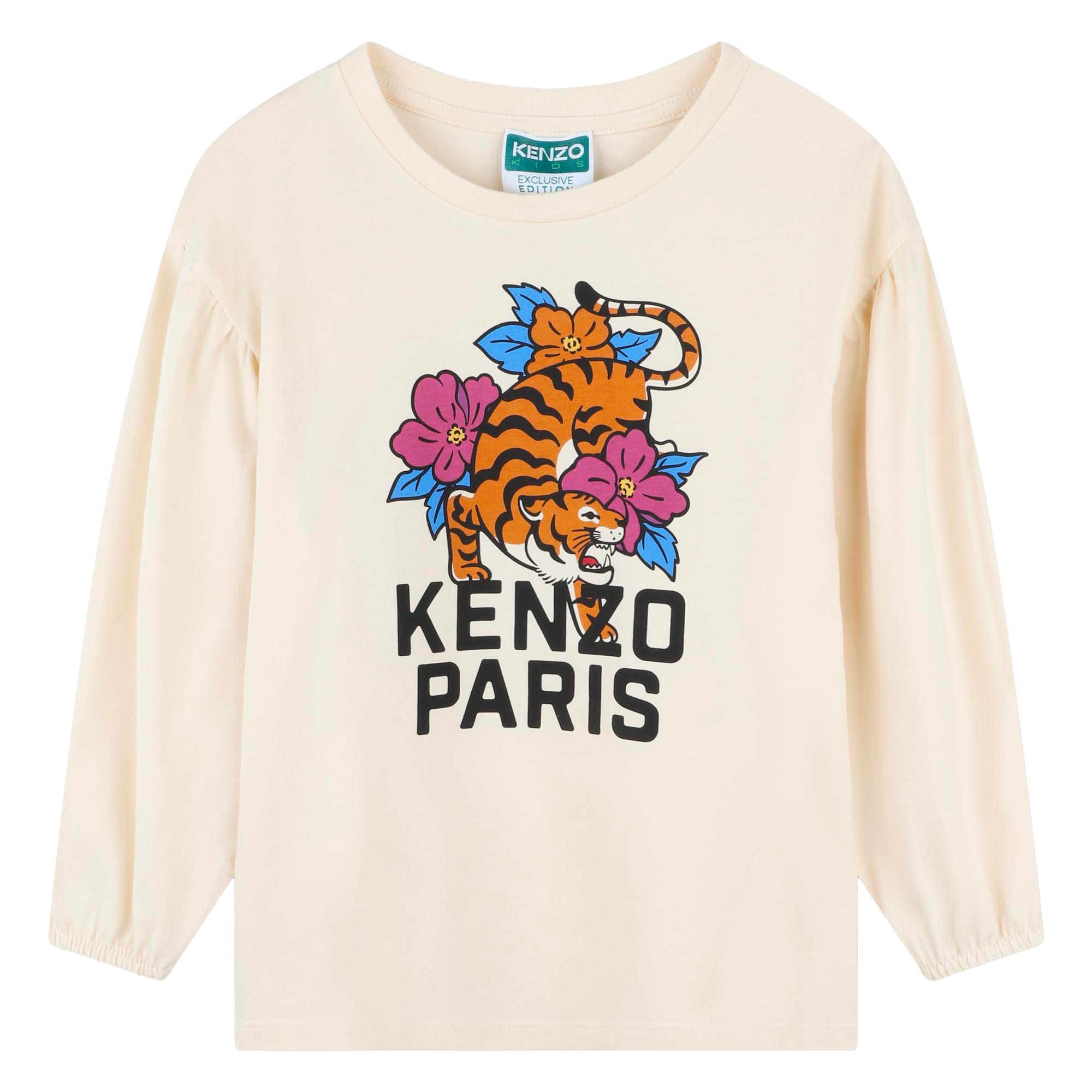 KENZO KIDS - Teen Boys Grey Marl Cotton Sweatshirt