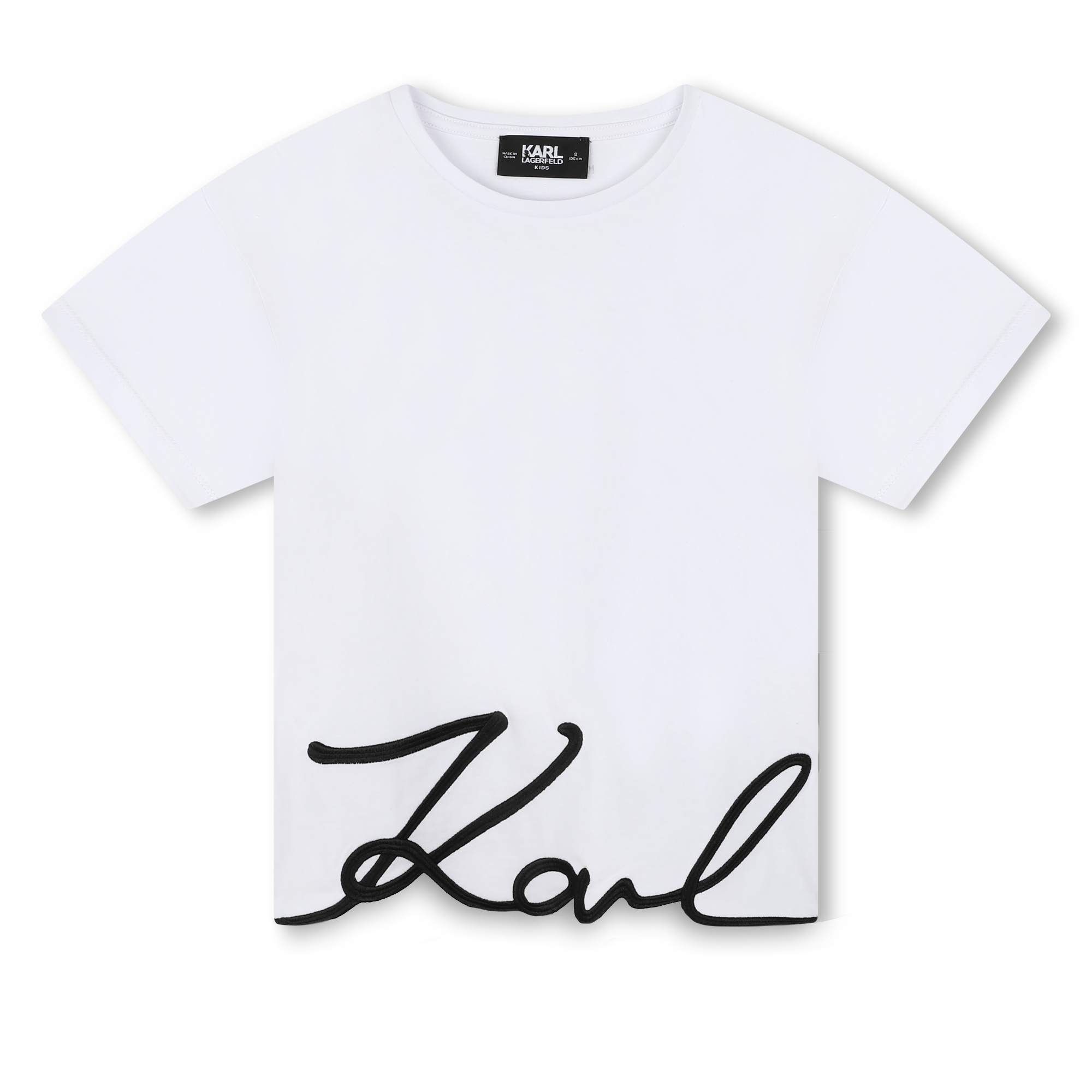 KARL LAGERFELD KIDS Signature Logo Tee for GIRL | Kids around