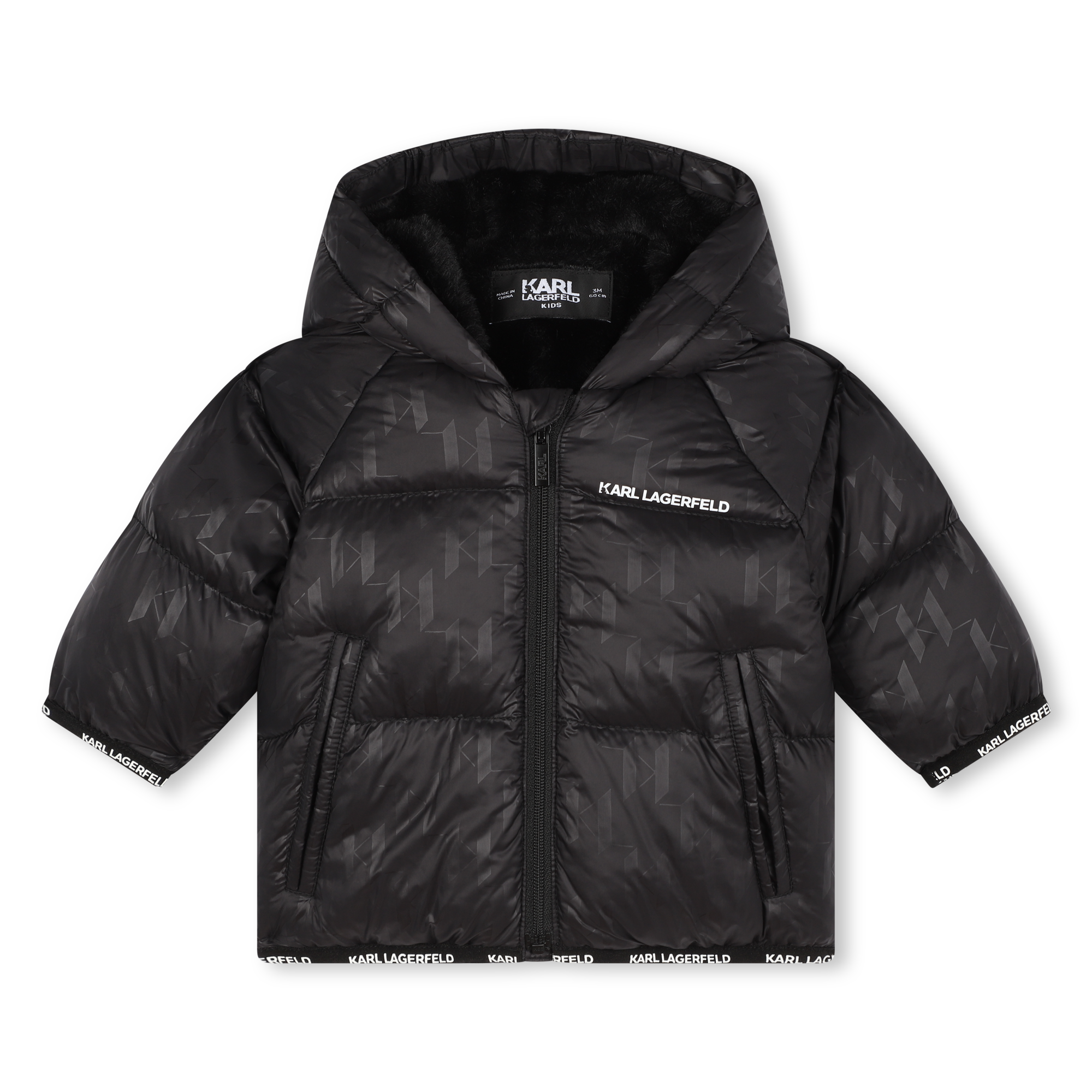 KARL LAGERFELD KIDS Hooded Puffer Jacket for BOY | Kids around