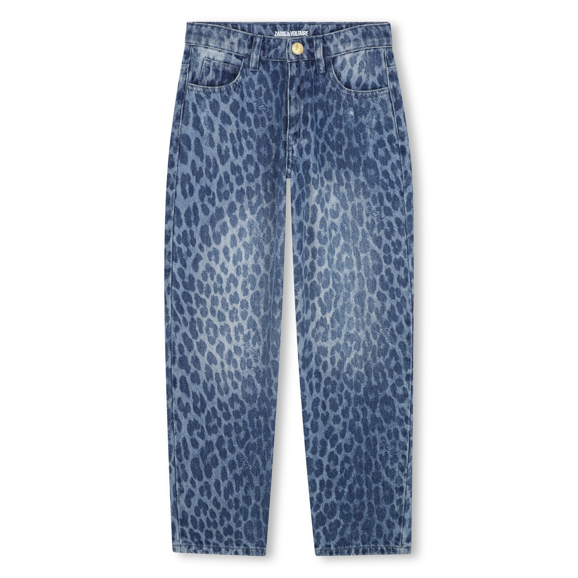ZADIG VOLTAIRE Leopard print jeans for GIRL | Kids around