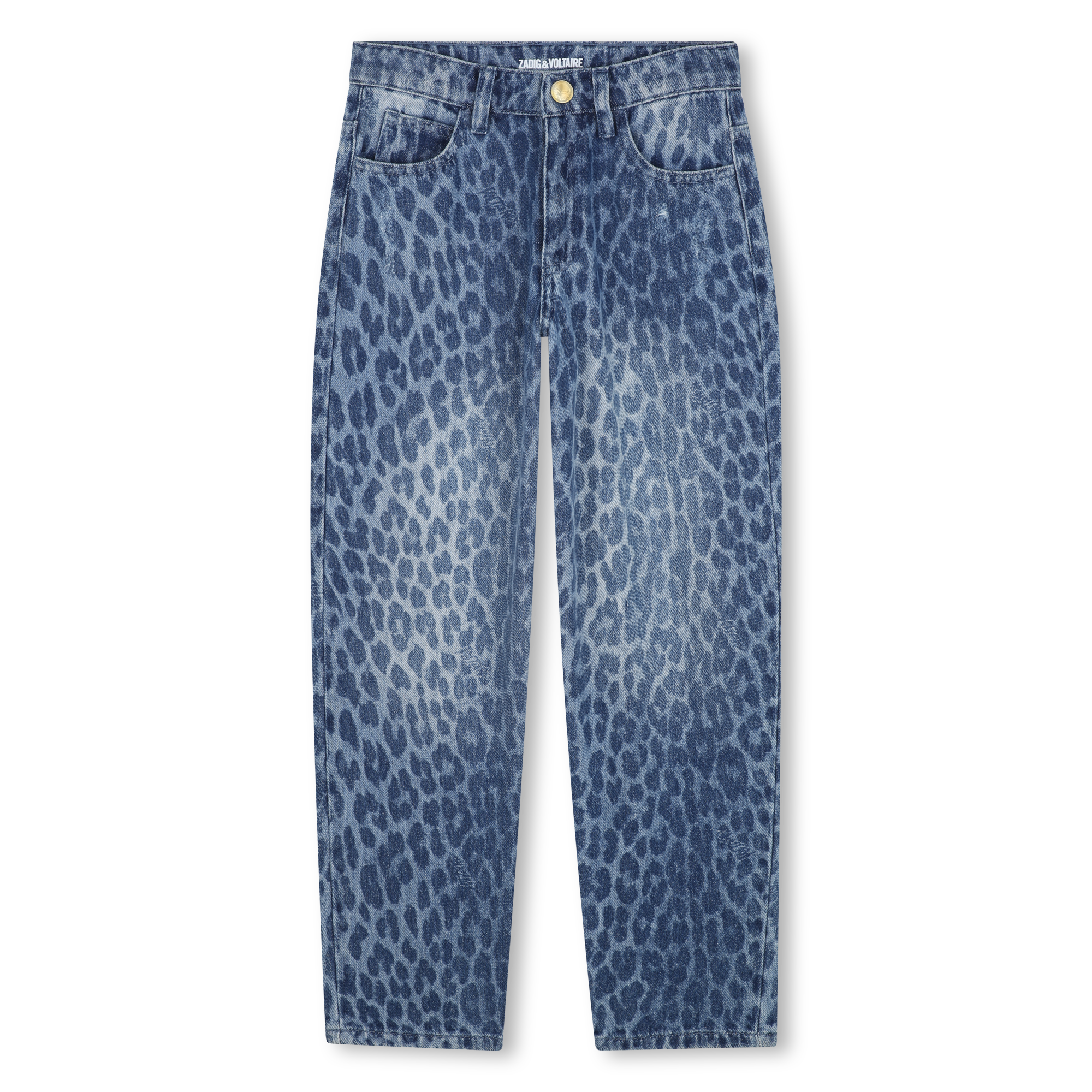 パンツ number nine leopard design denim ZADIG & VOLTAIRE Leopard print jeans for GIRL | Kids around