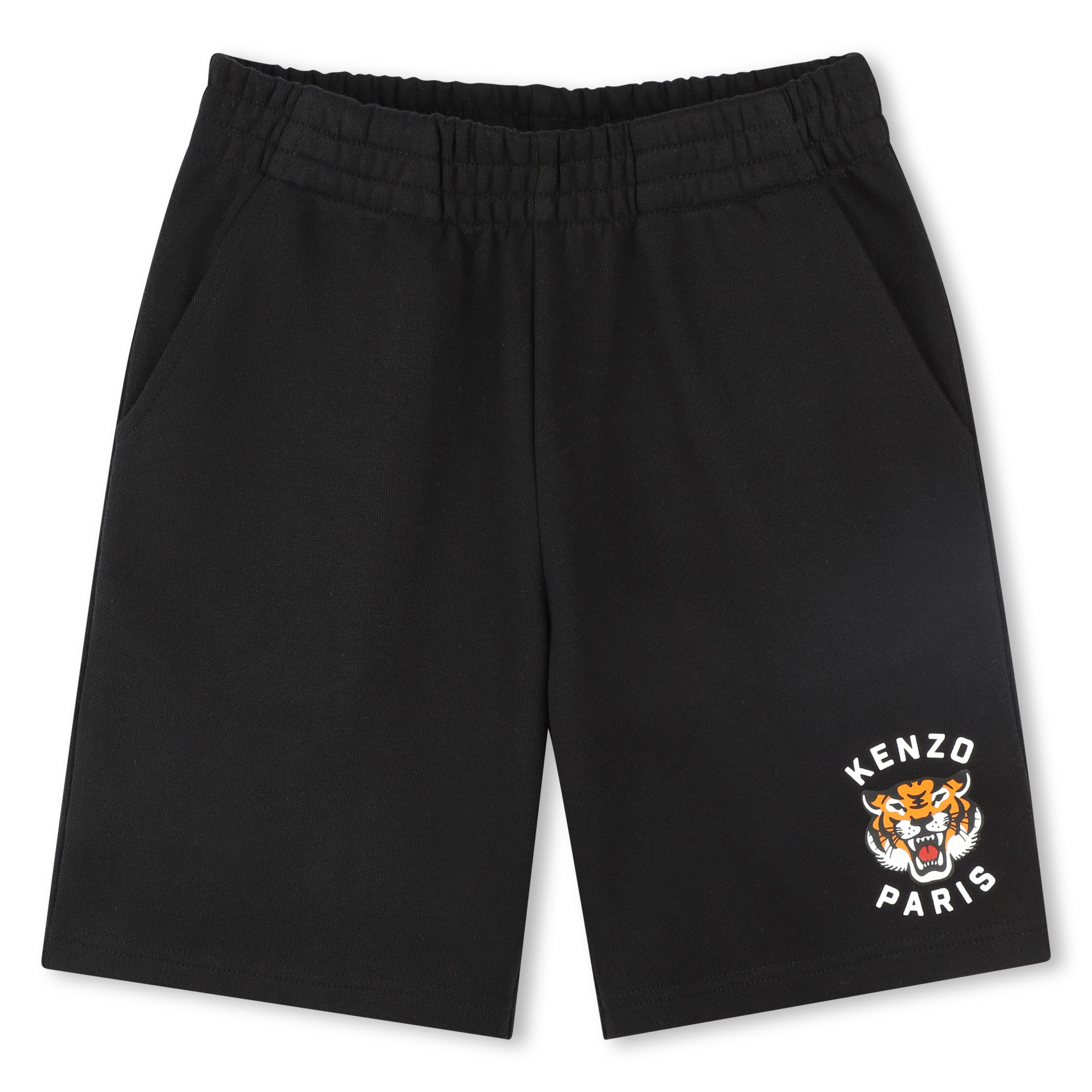【KENZO】'Kenzo Pop' Bermuda Shorts Black KENZO Pop' embroidered short in cotton | Men's | KENZO